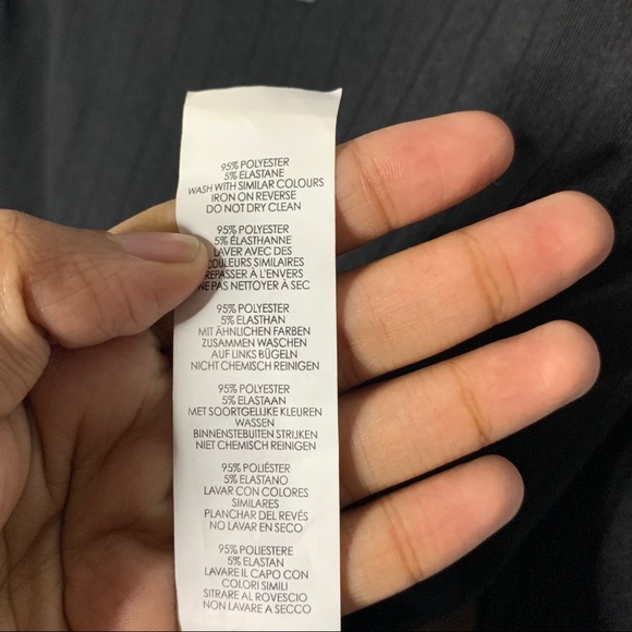 Nasty-gal ribbed black bodysuit | Size US … - Picture 8 of 10